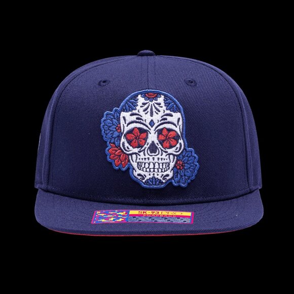 Fan Ink Liga MX Cruz Azul Day of the Dead Dia de Los Muertos Snapback Hat Cap - Picture 2 of 7